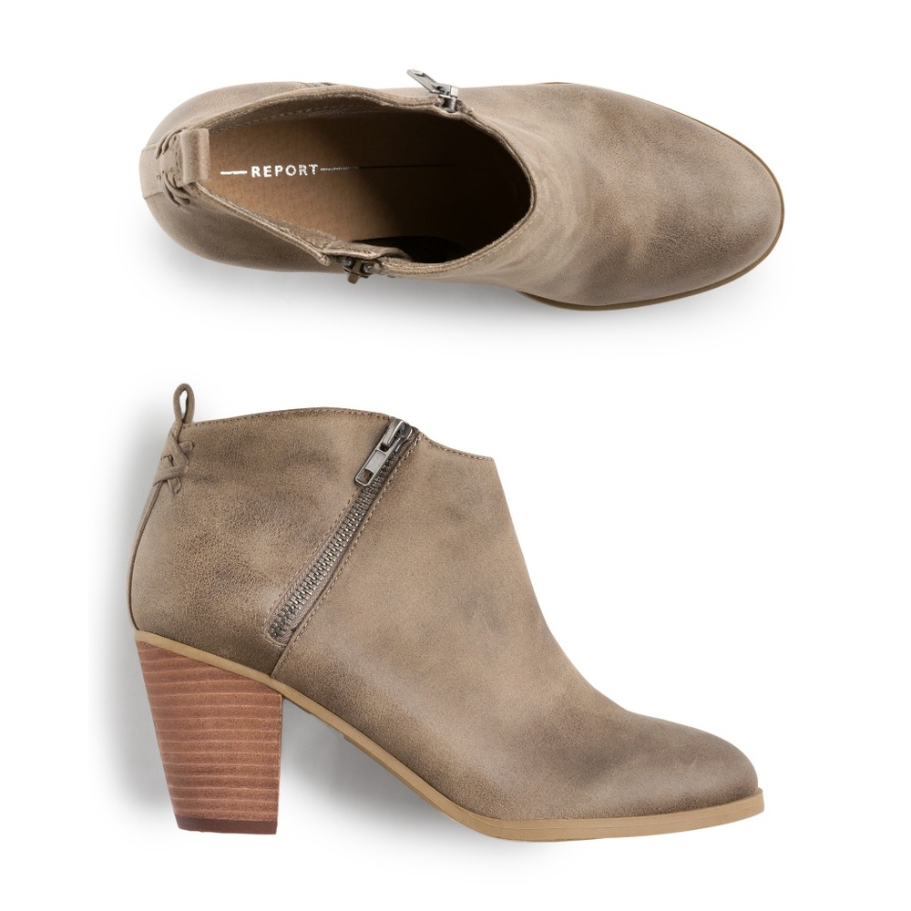 Report Footwear Major Side zip Heeled bootie